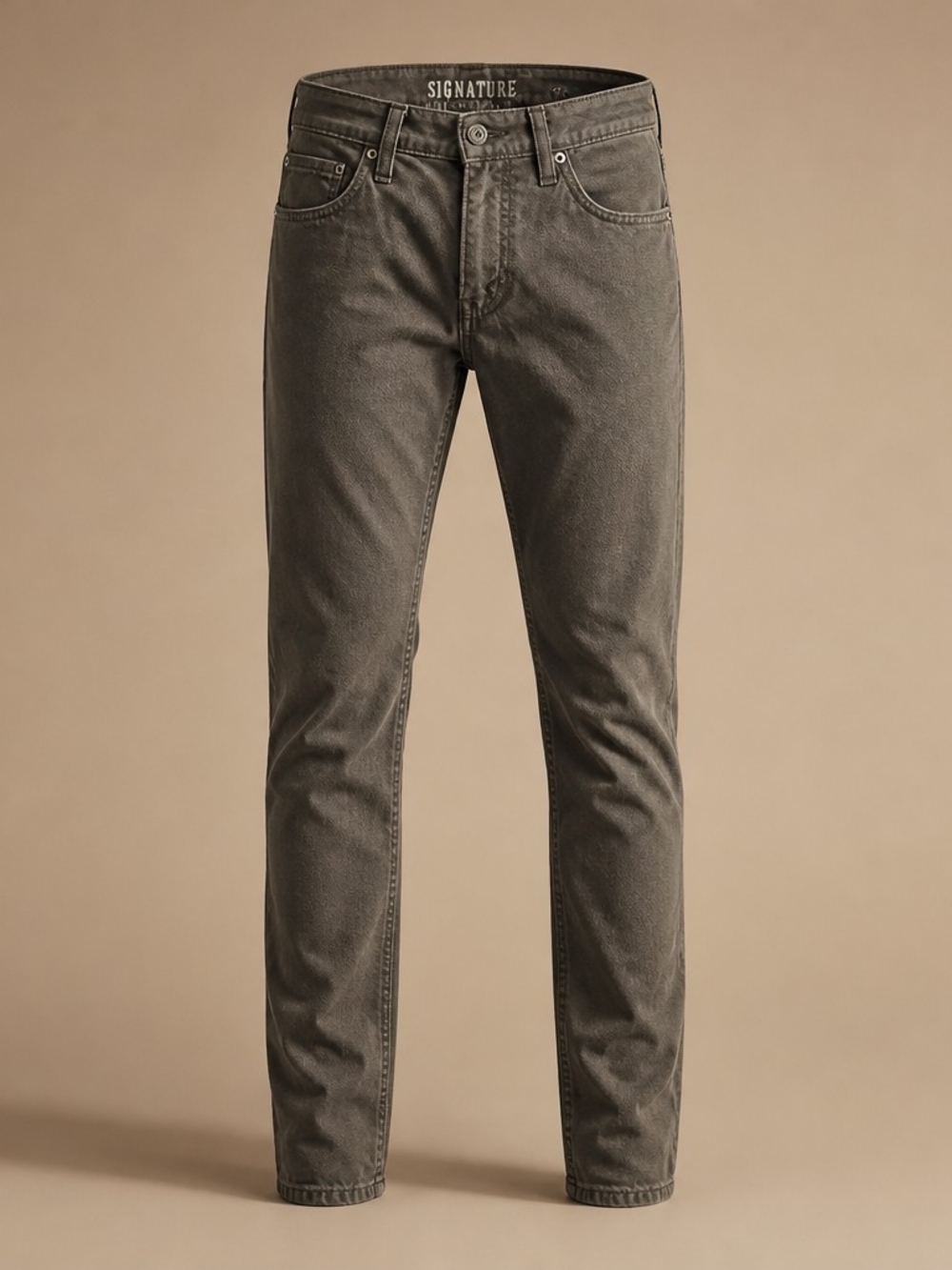 Levi Strauss Mens Signature Grey Slim Fit Cotton Denim Jeans Size 29x30 3030